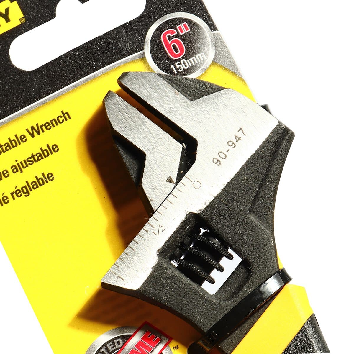 90-947 ประแจเลื่อน หุ้มยางกันลื่น 6"