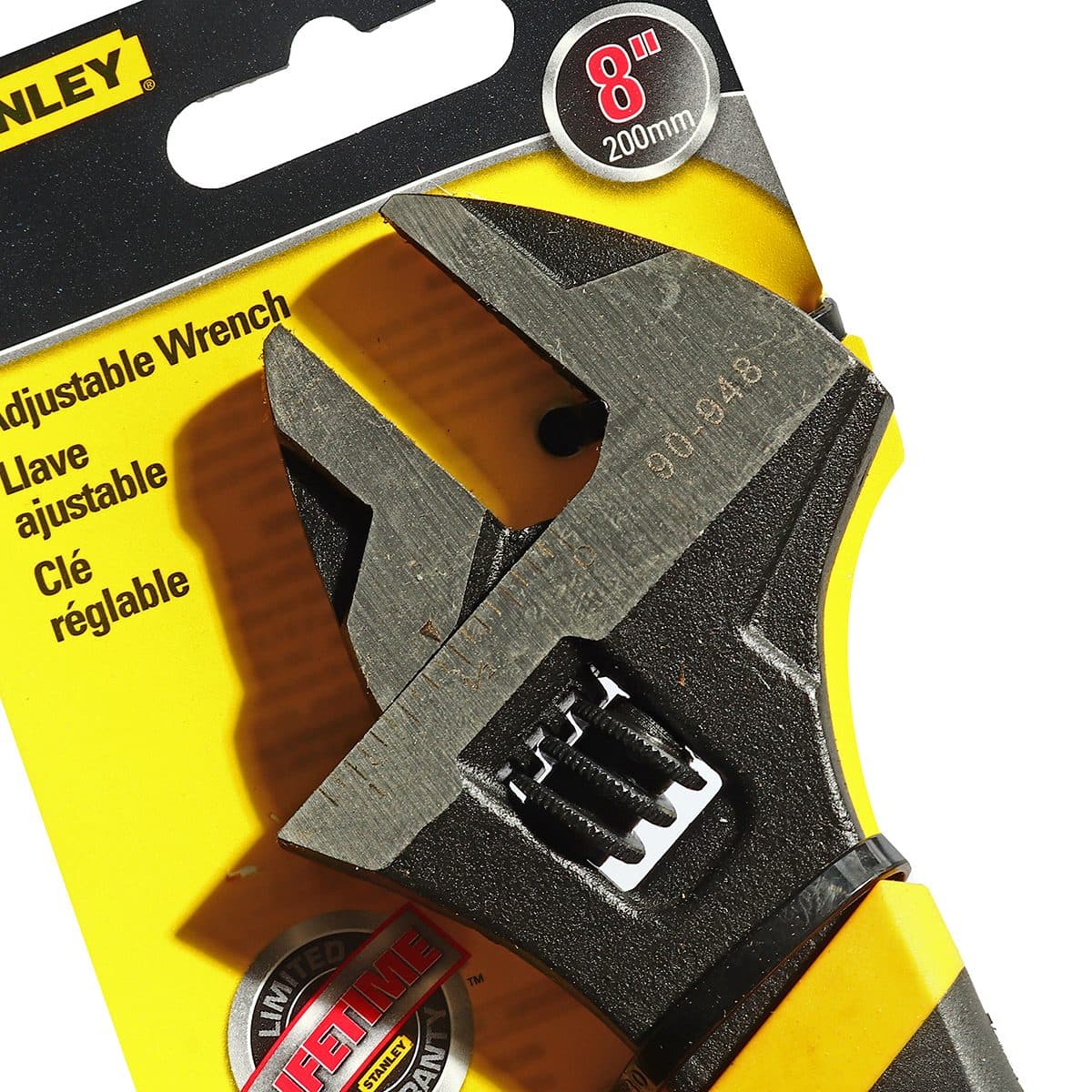 90-948 ประแจเลื่อน หุ้มยางกันลื่น 8"