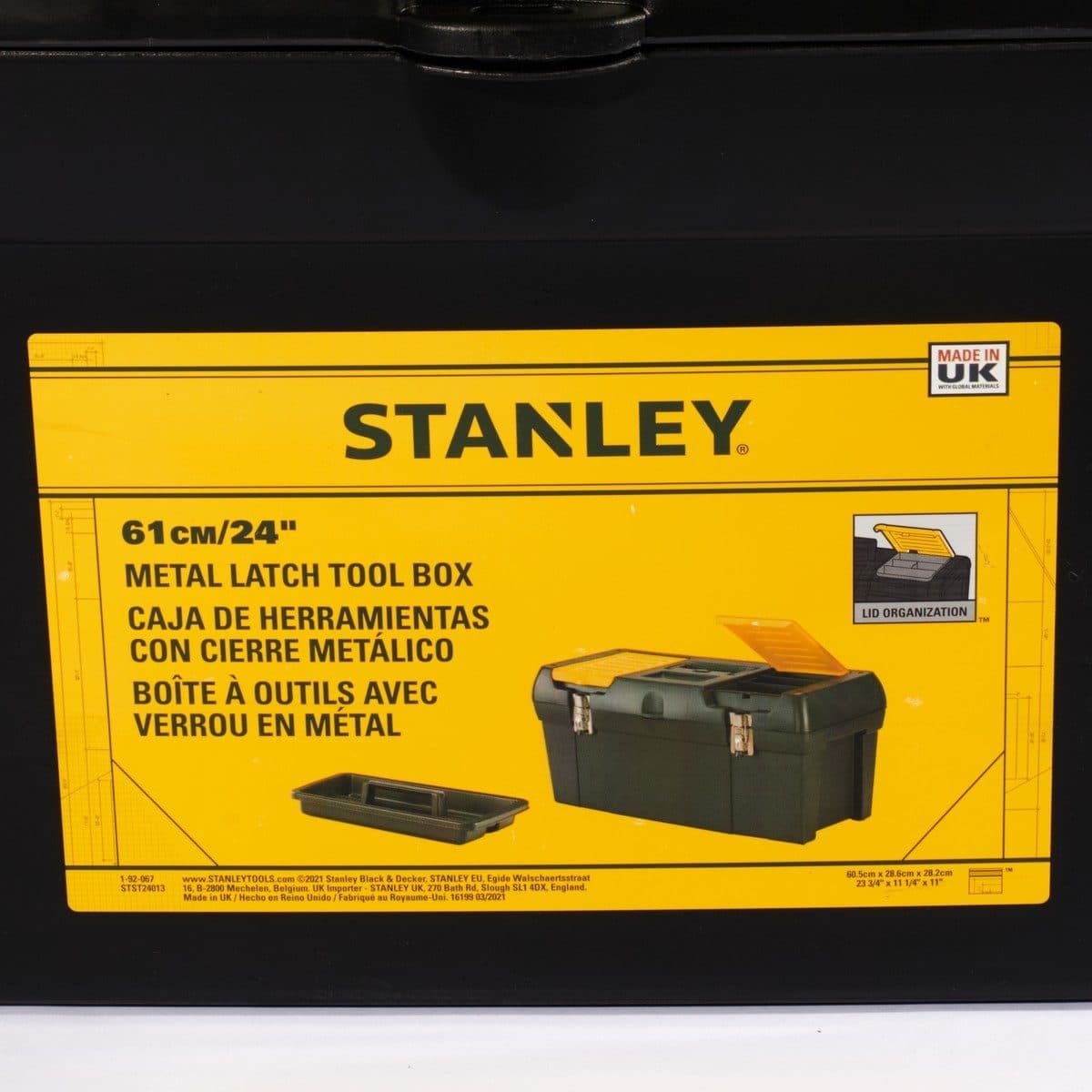 STANLEY กล่องเครื่องมือล็อคโลหะ ขนาด 24 นิ้ว รุ่น 2000 (สแตนเล่ย์)