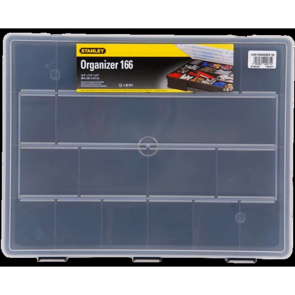 STANLEY กล่อง Organizer 14 ช่อง ขนาด 14.5 นิ้ว (สแตนเล่ย์)