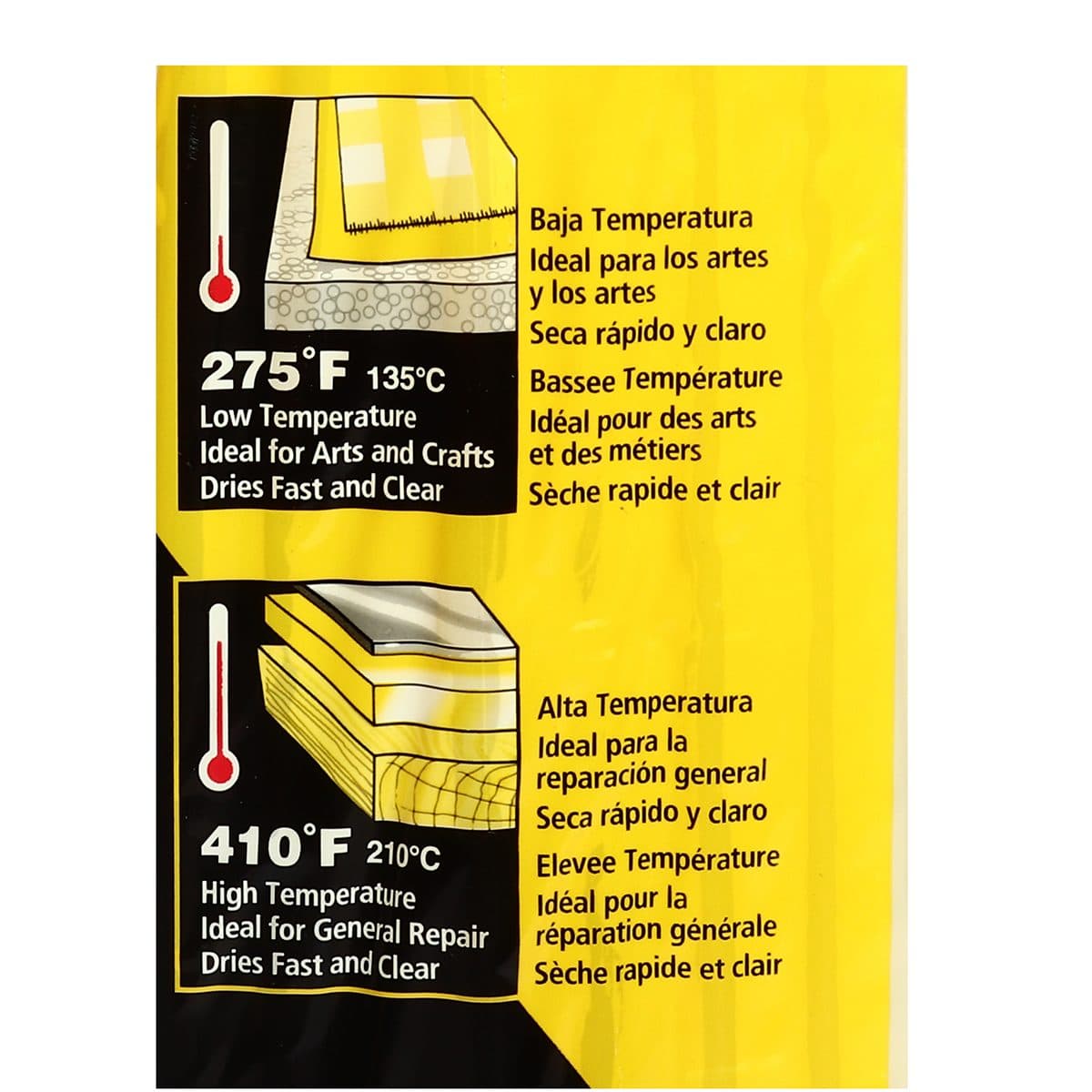 GS25DTกาวเส้น 2อุณหภูมิ 12ชิ้น/แพ็ค