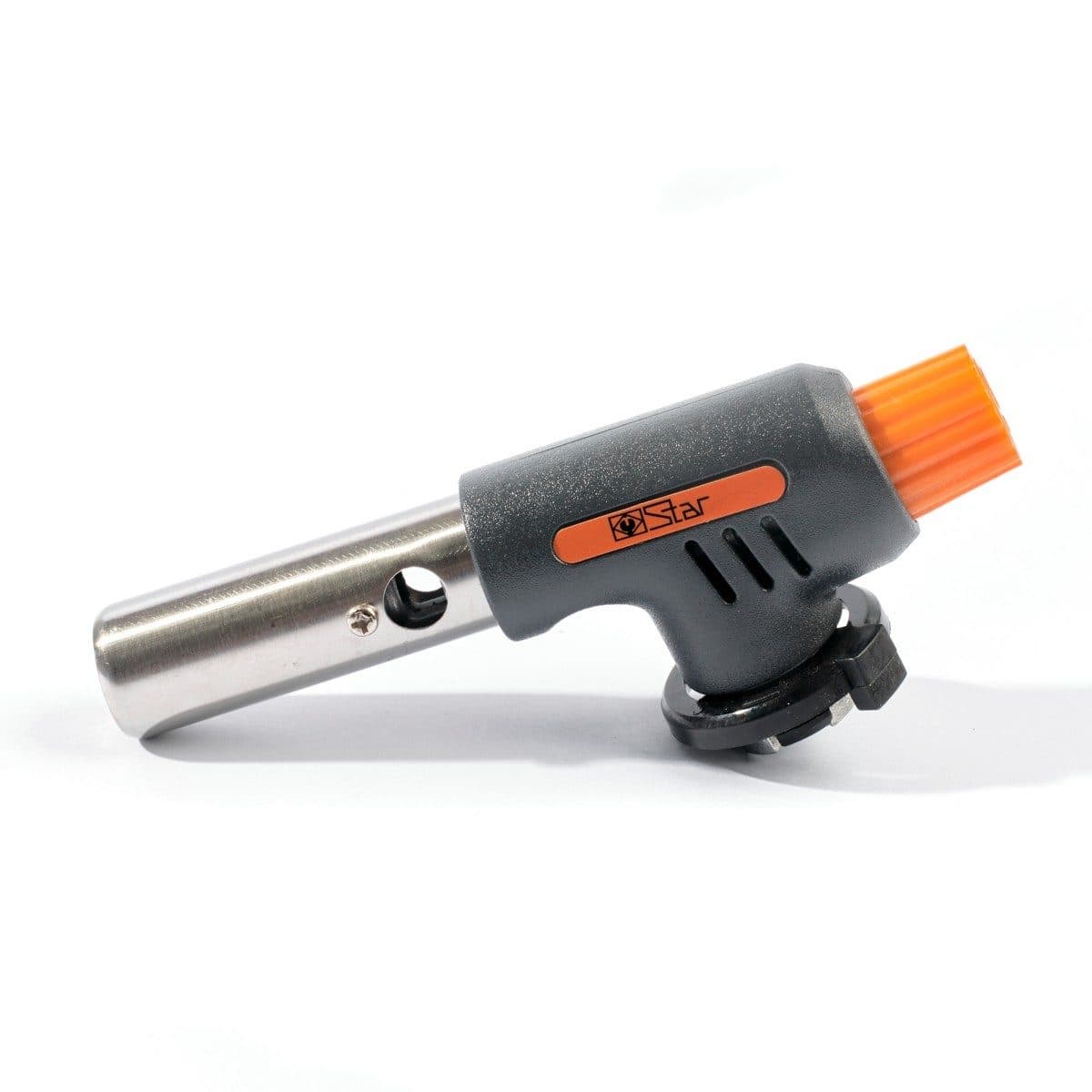 STAR หัวพ่นไฟ เซรามิค แก๊สกระป๋อง รุ่น ST-9001 มีปุ่มปรับ เปลวไฟ แรง - เบา ได้ ทนความร้อนได้ 1300 องศาเซลเซียส (สตาร์)