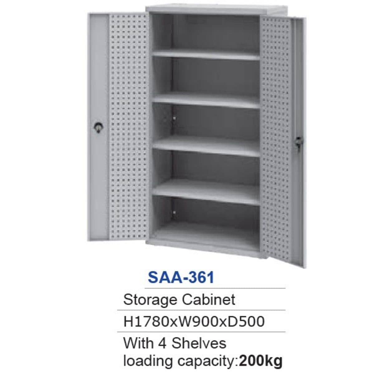 SAA-361 ตู้เหล็กเก็บเครื่องมือช่าง 1780ม