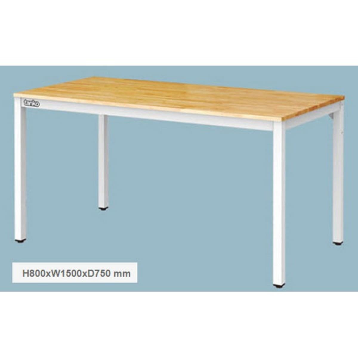 WE-58W_WH โต๊ช่าง 1.5ม ท๊อปไม้