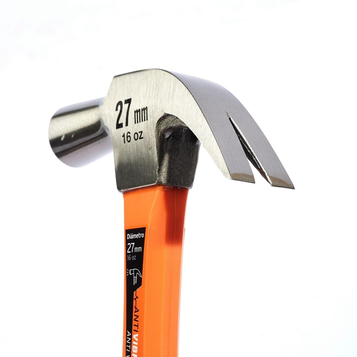 ค้อนหงอน ด้ามไฟเบอร์ 16 ออนซ์ ทรูเปอร์ (TRUPER) รุ่น 10851 ขนาดยาว 13 นิ้ว ด้ามไฟเบอร์กลาสแบบหัวฉีดคู่ช่วยลดการสั่นสะเทือน เหมาะกับ งานช่างไ