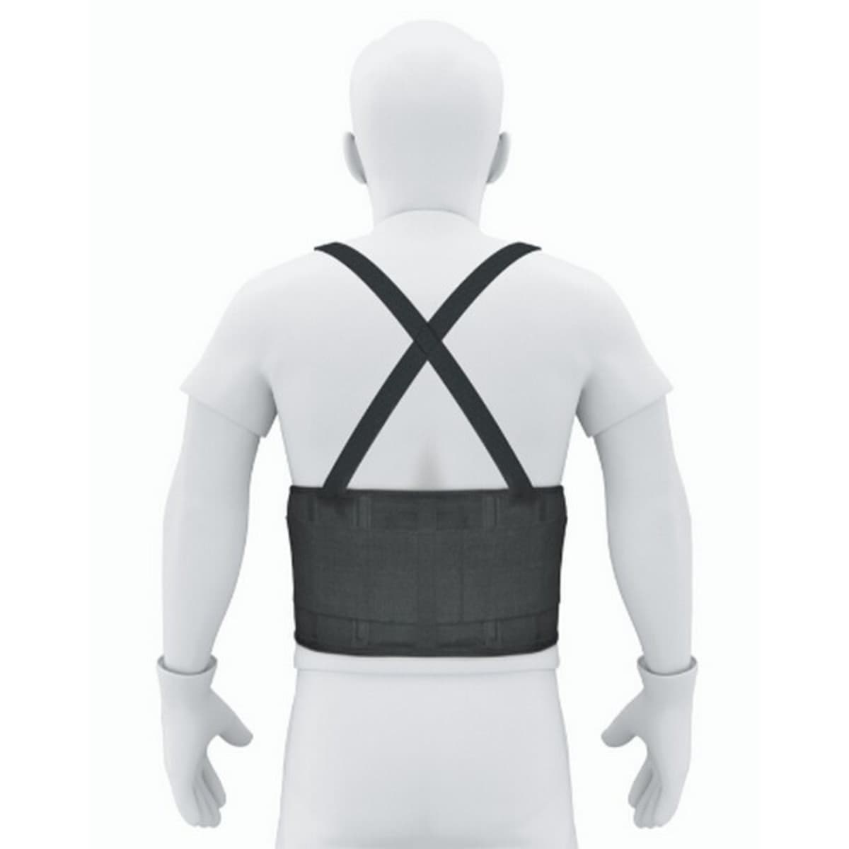 TRUPER เข็มขัดพยุงหลัง ไซส์ S (28-32 นิ้ว) รุ่น 10953 สายยางยืดปรับระดับได้ ช่วยลดและป้องกันการบาดเจ็บระหว่างทำงาน (ทรูเปอร์)