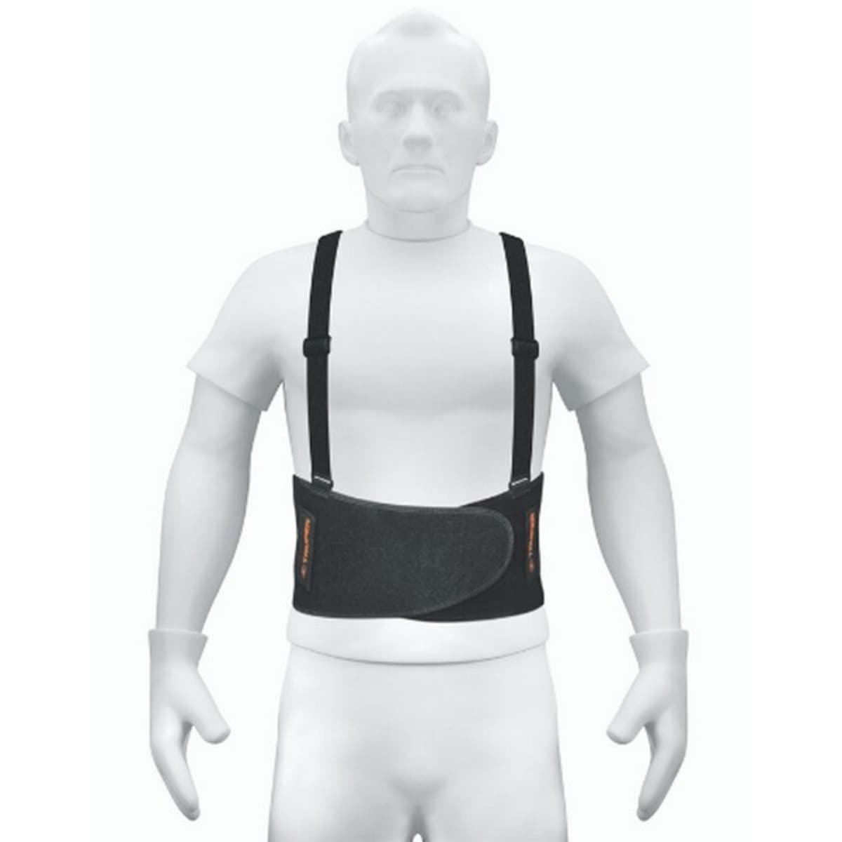 TRUPER เข็มขัดพยุงหลัง ไซส์ S (28-32 นิ้ว) รุ่น 10953 สายยางยืดปรับระดับได้ ช่วยลดและป้องกันการบาดเจ็บระหว่างทำงาน (ทรูเปอร์)