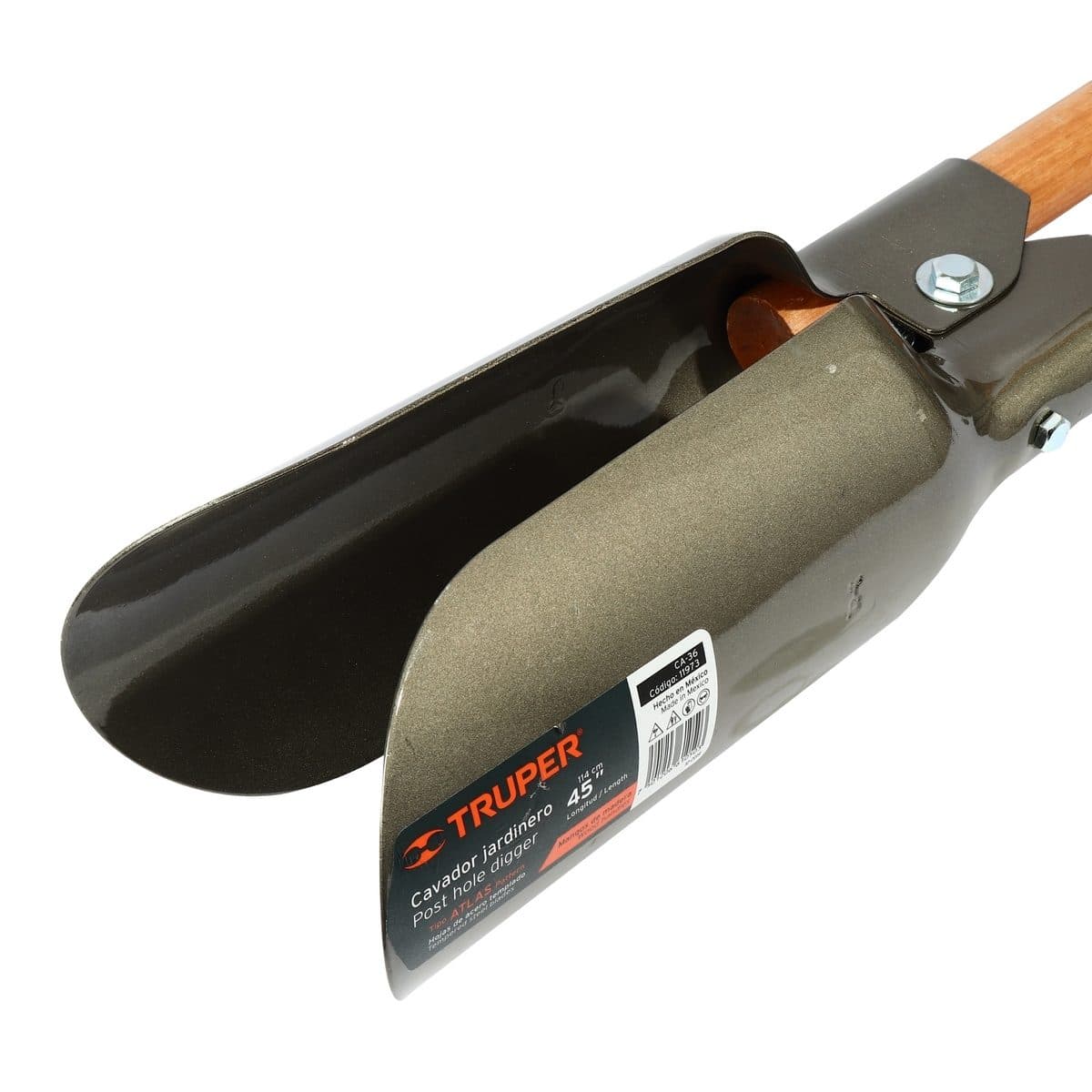 เสียมขุดดินแบบหนีบด้ามไม้ 45 นิ้ว ทรูเปอร์ (TRUPER) รุ่น 11973 เหมาะกับการทำสวน