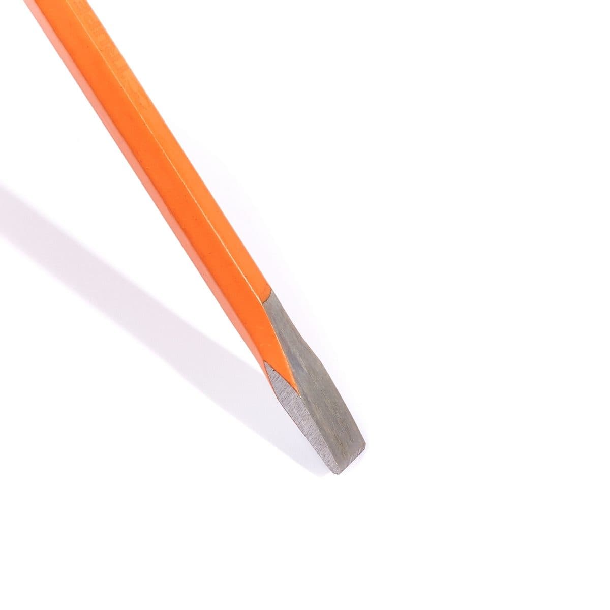 เหล็กสกัดปากแบน ทรูเปอร์ (TRUPER) รุ่น 12106 ขนาด 3/8 นิ้ว ยาว 6 นิ้ว เส้นผ่านศูนย์กลางหัว 11 มม. เหมาะสำหรับตัดเย็น, ขูด, บิ่น, เซาะร่องหรื