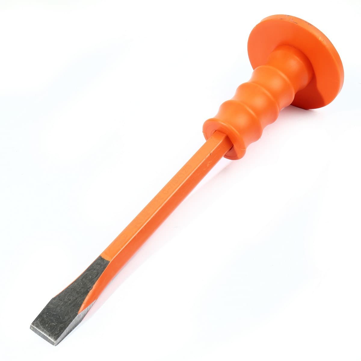 เหล็กสกัดปากแบน หุ้มยาง ทรูเปอร์ (TRUPER) รุ่น 12175 ลิ่ม 7/8 นิ้ว 12 นิ้ว เหมาะสำหรับตัดเย็น, ขูด, บิ่น, เซาะร่องหรือวัสดุหยาบ เช่น หิน, อิ