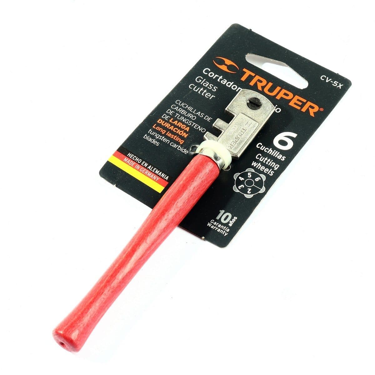 TRUPER คัตเตอร์ตัดกระจก ขนาด 0.17 นิ้ว มาพร้อม ใบมีด 6 ใบ รุ่น 12954 (ทรูเปอร์)