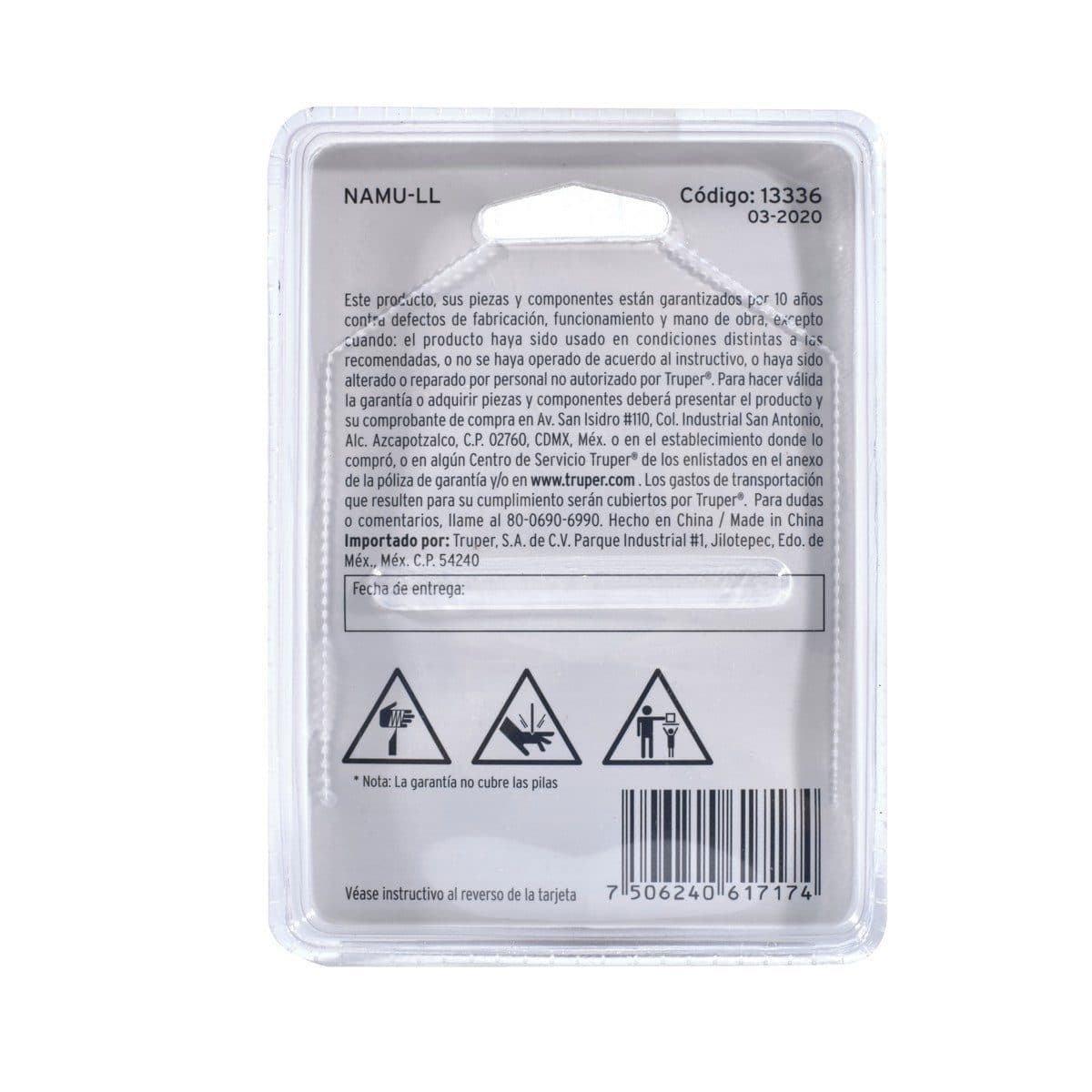 พวงกุญแจอเนกประสงค์ พร้อมไฟ LED ทรูเปอร์ (TRUPER) รุ่น 13336 ทำจากอลูมิเนียมและสแตนเลส