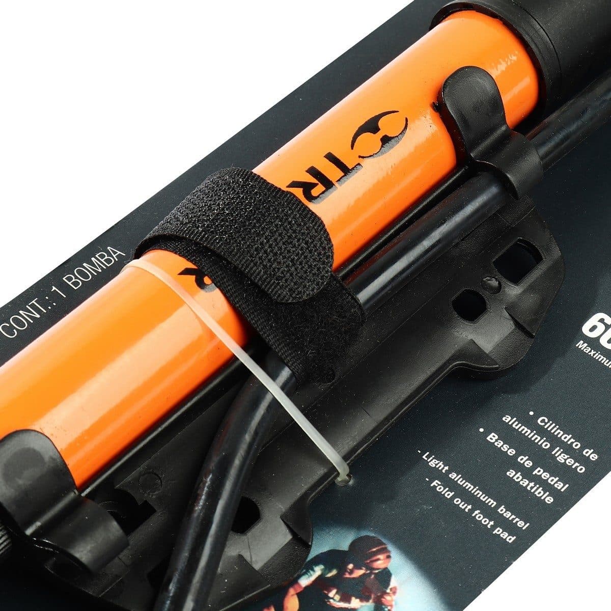 TRUPER ที่สูบลมจักรยานมินิ 60 ปอนด์ รุ่น 13790 การพกพาง่าย การประกอบง่าย ใช้งานไม่ยุ่งยาก (ทรูเปอร์)