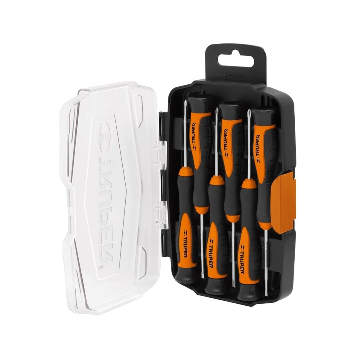 ชุดไขควงซ่อมยาวอเนกประสงค์ 6 ชิ้น ทรูเปอร์ (TRUPER) รุ่น 14156 ทำจากเหล็กวานาเดียม Chrome เหมาะสำหรับงานอิเล็กทรอนิกส์และความแม่นยำ
