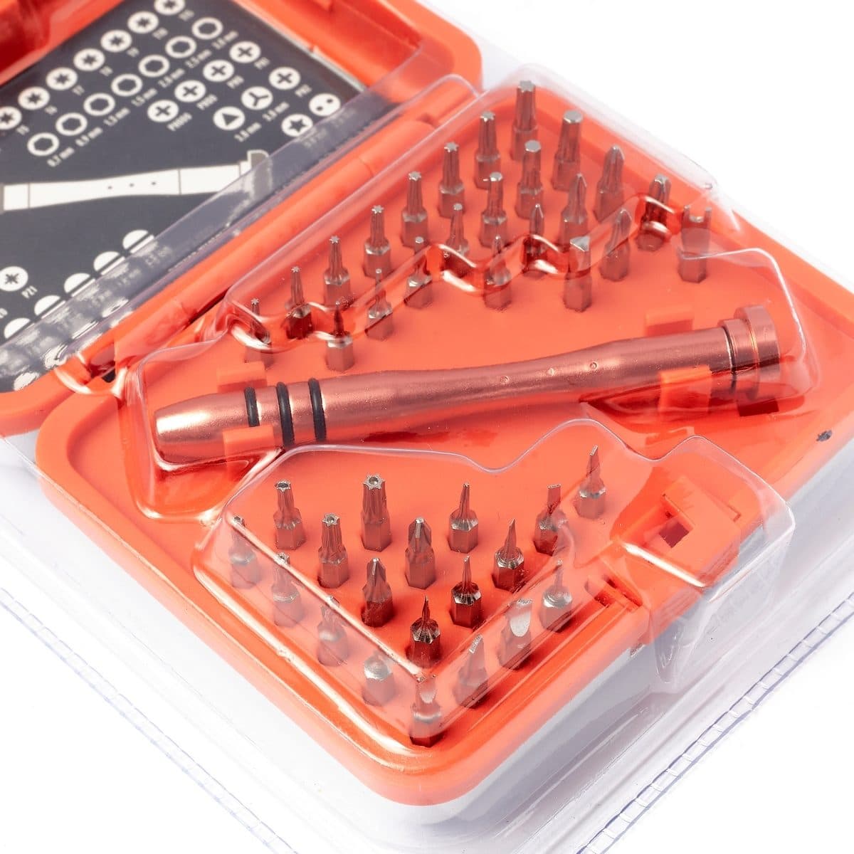 ไขควงงานละเอียด ดอกไขควง 42 หัว ทรูเปอร์ (TRUPER) รุ่น 14163 หลอมเหล็ก Cr-V หัวหมุนทนทานต่อการสึกหรอมากกว่าเหล็กกล้าคาร์บอน