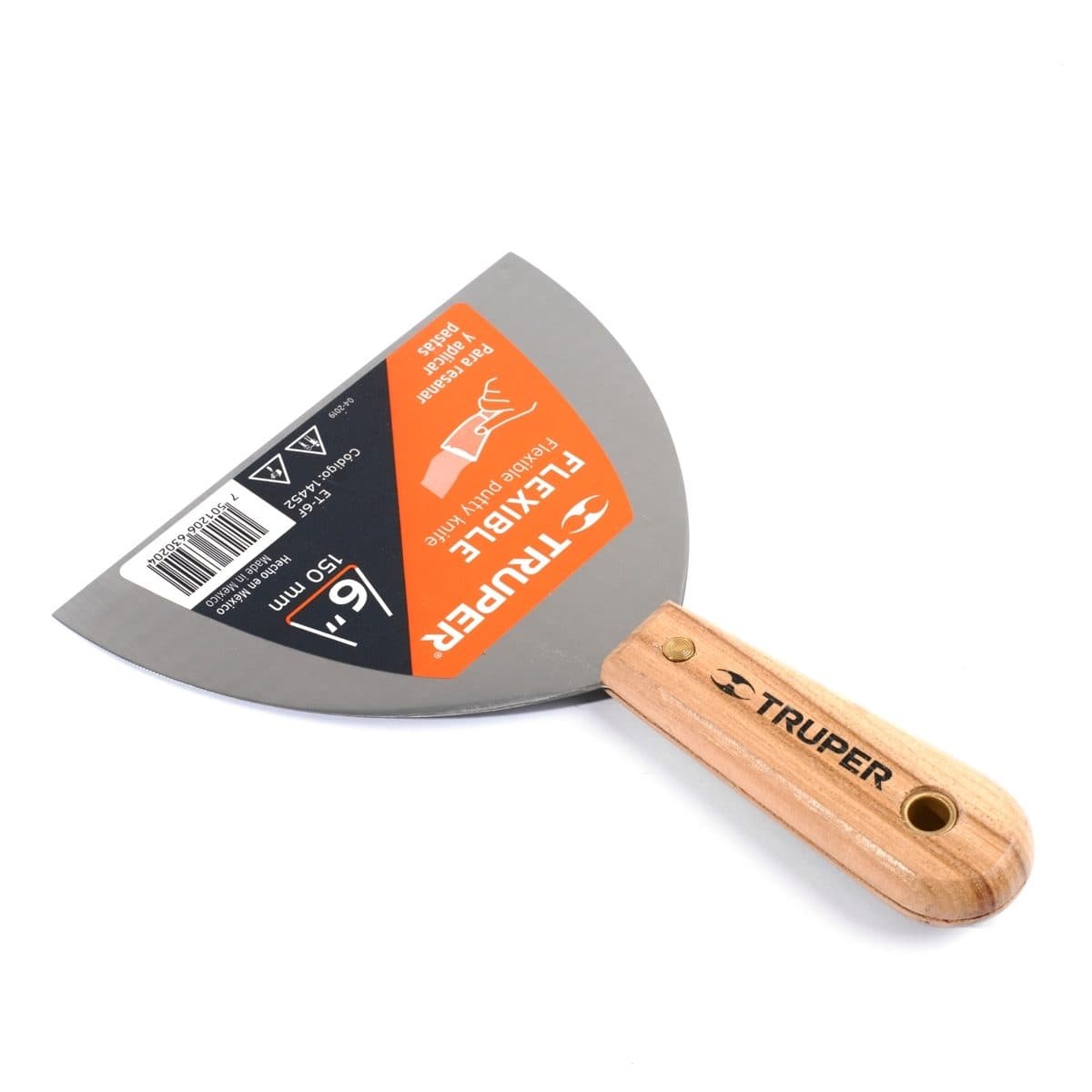 เกียงเหล็กโป้วสี ด้ามไม้ ขนาด 6 นิ้ว ทรูเปอร์ (TRUPER) รุ่น 14452 เหมาะสำหรับงานทำสีรถยนต์และงานก่อสร้าง