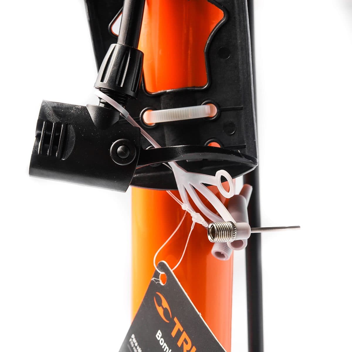 เครื่องสูบลมมือ ทรูเปอร์ (TRUPER) รุ่น 14863 เหมาะสำหรับลมยางของจักรยานยนต์ และ จักรยาน