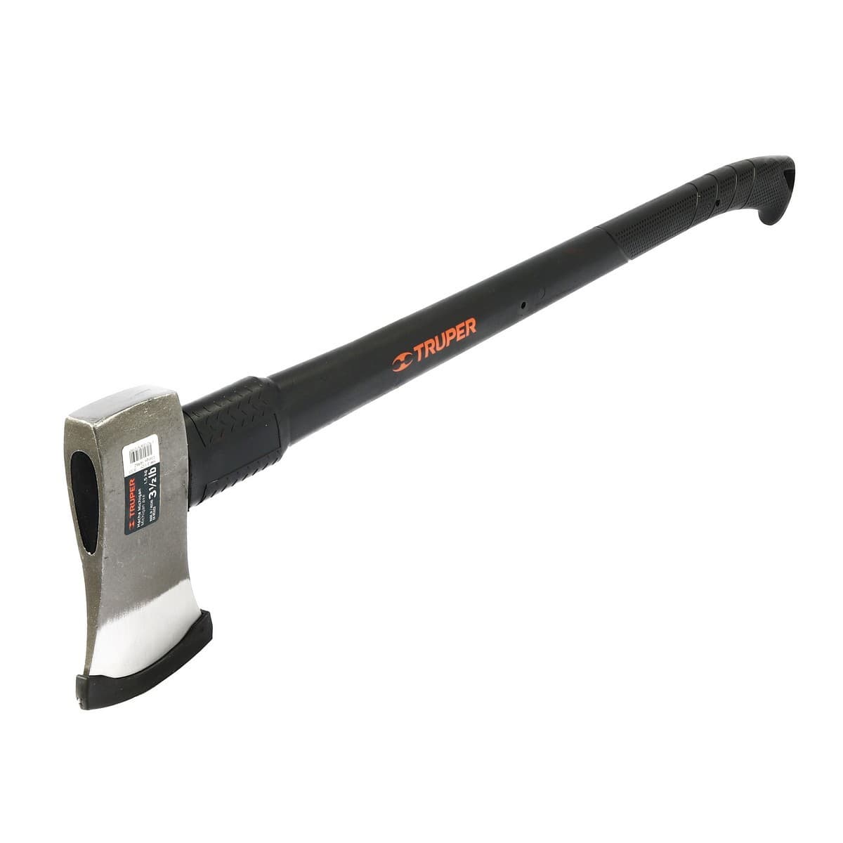 TRUPER ขวาน 3-1/2 ปอนด์ ด้ามไฟเบอร์ 36 นิ้ว รุ่น 14962 หัวเหล็ก ด้ามไม้ฮิคกอรี่ขัดและเคลือบเงา (ทรูเปอร์)