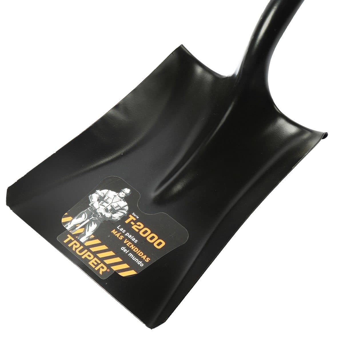 พลั่วปลายตัด ความยาวรวม 103.5 ซม. ทรูเปอร์ (TRUPER) รุ่น 17161 เหมาะสำหรับการเคลื่อนย้ายหรือขนย้ายวัสดุเช่น กรวด หิน ทราย