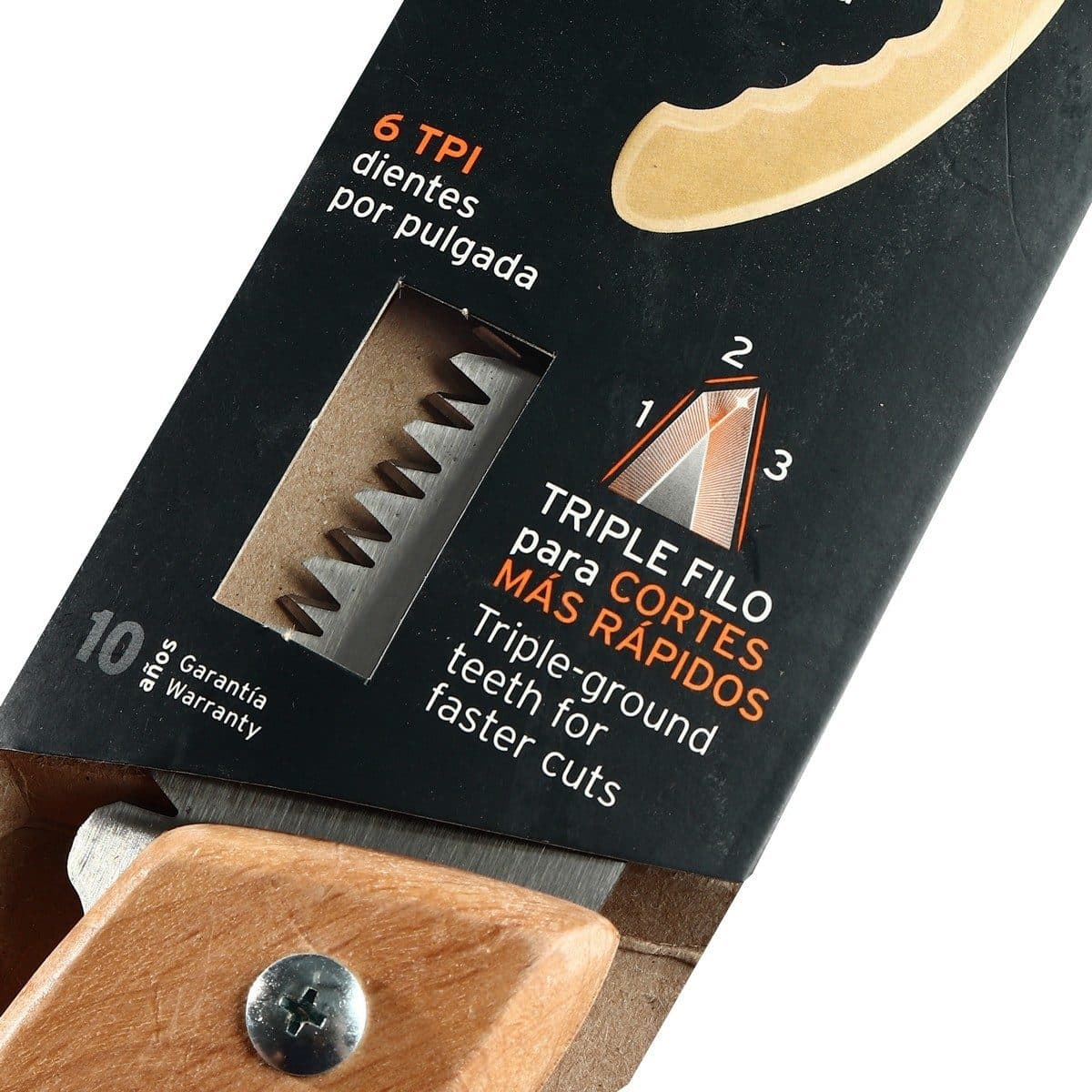 TRUPER เลื่อยโค้งตัดแต่งกิ่งไม้ 12 นิ้ว ด้ามไม้สนเคลือบเงา (STP-12) รุ่น 18171 (ทรูเปอร์)