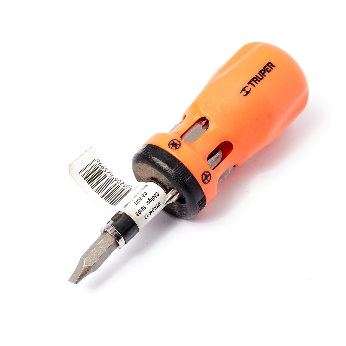 ไขควงด้ามฟรี mini และ ดอกไขควง 12 หัว ทรูเปอร์ (TRUPER) รุ่น 18193