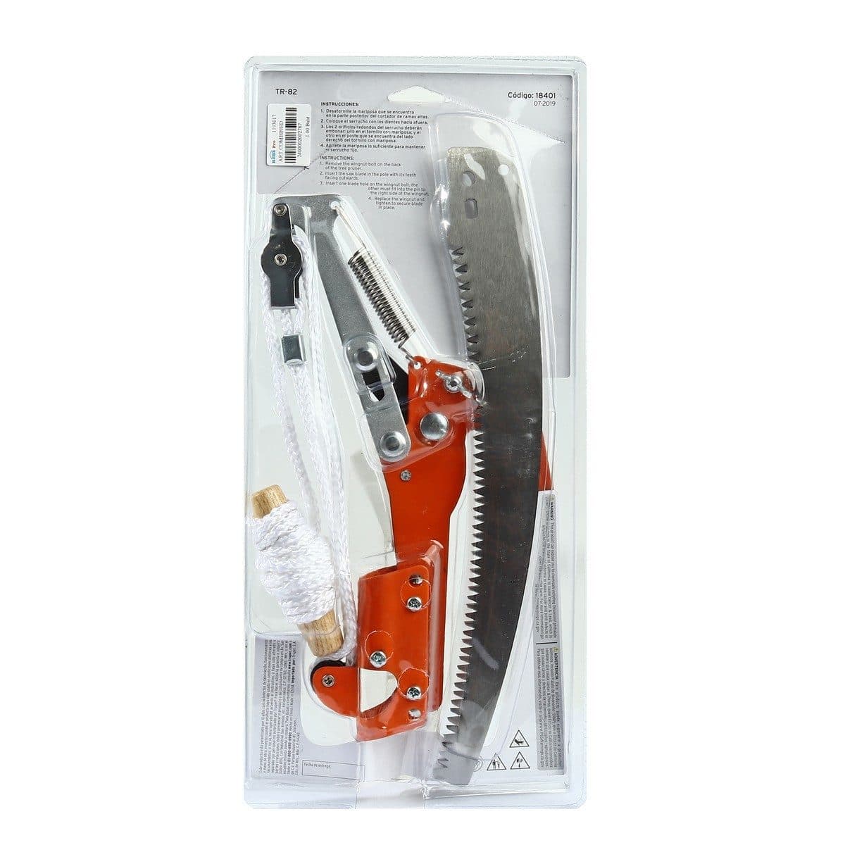 TRUPER กรรไกรกระตุกกิ่งไม้ + เลื่อย 14 นิ้ว รุ่น 18401 ไม่มีด้ามจับ (ทรูเปอร์)