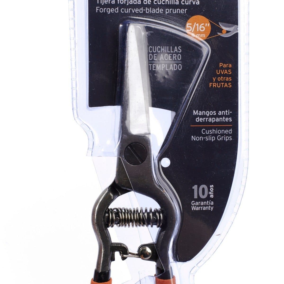 TRUPER กรรไกรตัดกิ่งผลไม้ปากโค้ง 8 นิ้ว รุ่น 18457 ใบมีดตรงโค้งเล็กน้อย สำหรับการตัดแต่งกิ่งที่ละอียด และหยาบ (ทรูเปอร์)