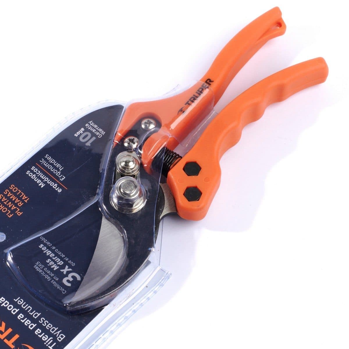 TRUPER กรรไกรเหล็กตัดกิ่งไม้ปากโค้ง 8 นิ้ว รุ่น 18463 สำหรับการตัดแต่งกิ่งที่ละอียด และหยาบ (ทรูเปอร์)