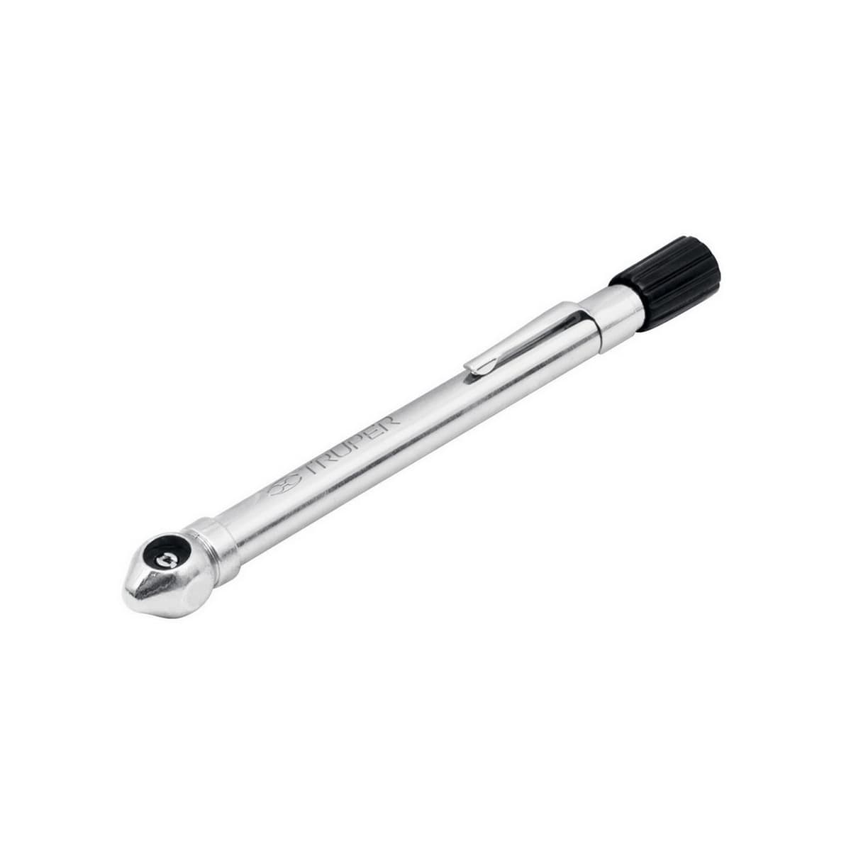 เกจ์วัดแรงดันยางรถ 120 ปอนด์ ทรูเปอร์ (TRUPER) รุ่น 19096 โครงสร้างแข็งแรงทนทานทำจากเหล็กและทองเหลืองชุบโครเมี่ยม