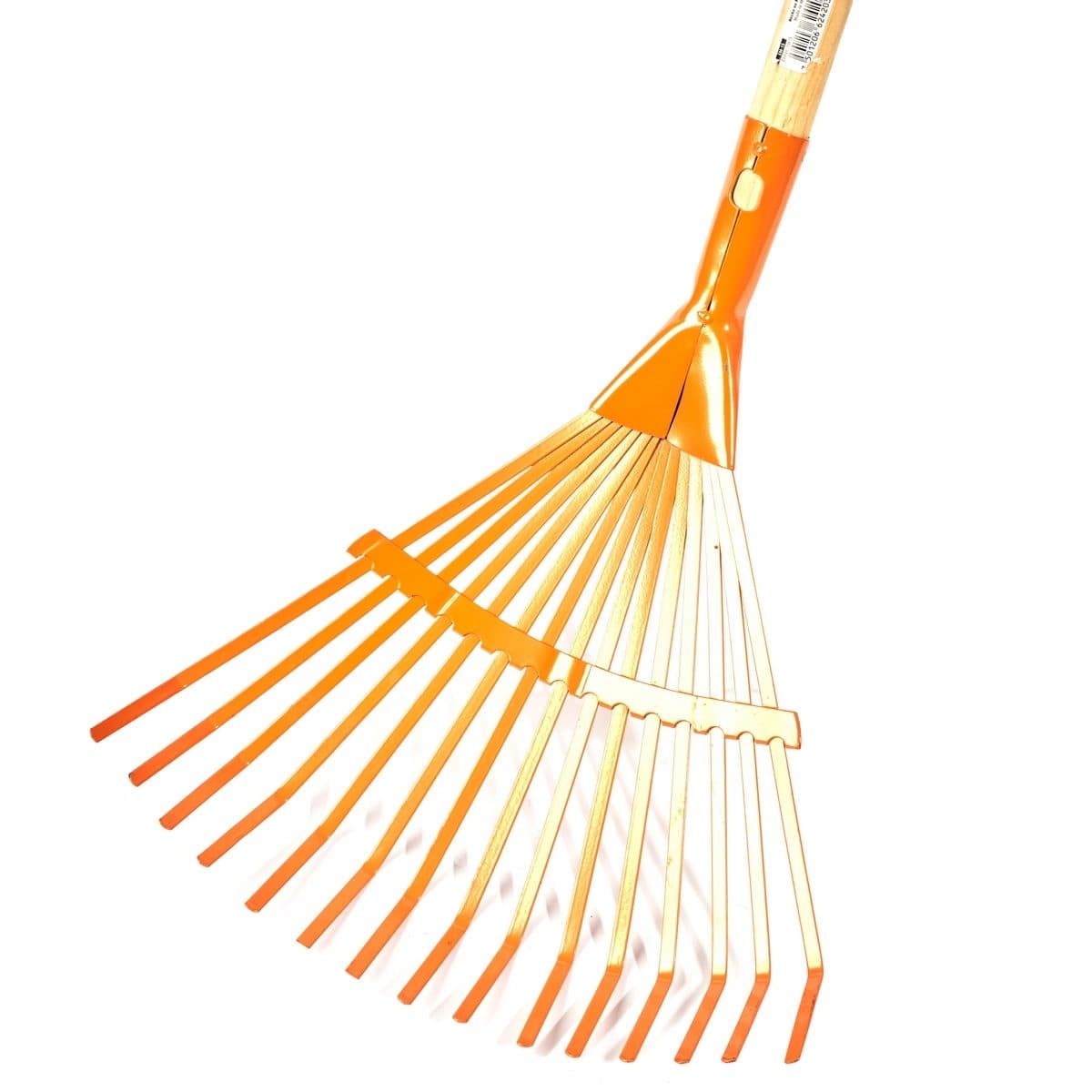 คราดเหล็กกลม ฟัน 15 ซี่ ด้ามยาว 48 นิ้ว ทรูเปอร์ (TRUPER) รุ่น 19678 หัวทำจากเหล็กมีฟันแบน เหมาะกับการทำสวน