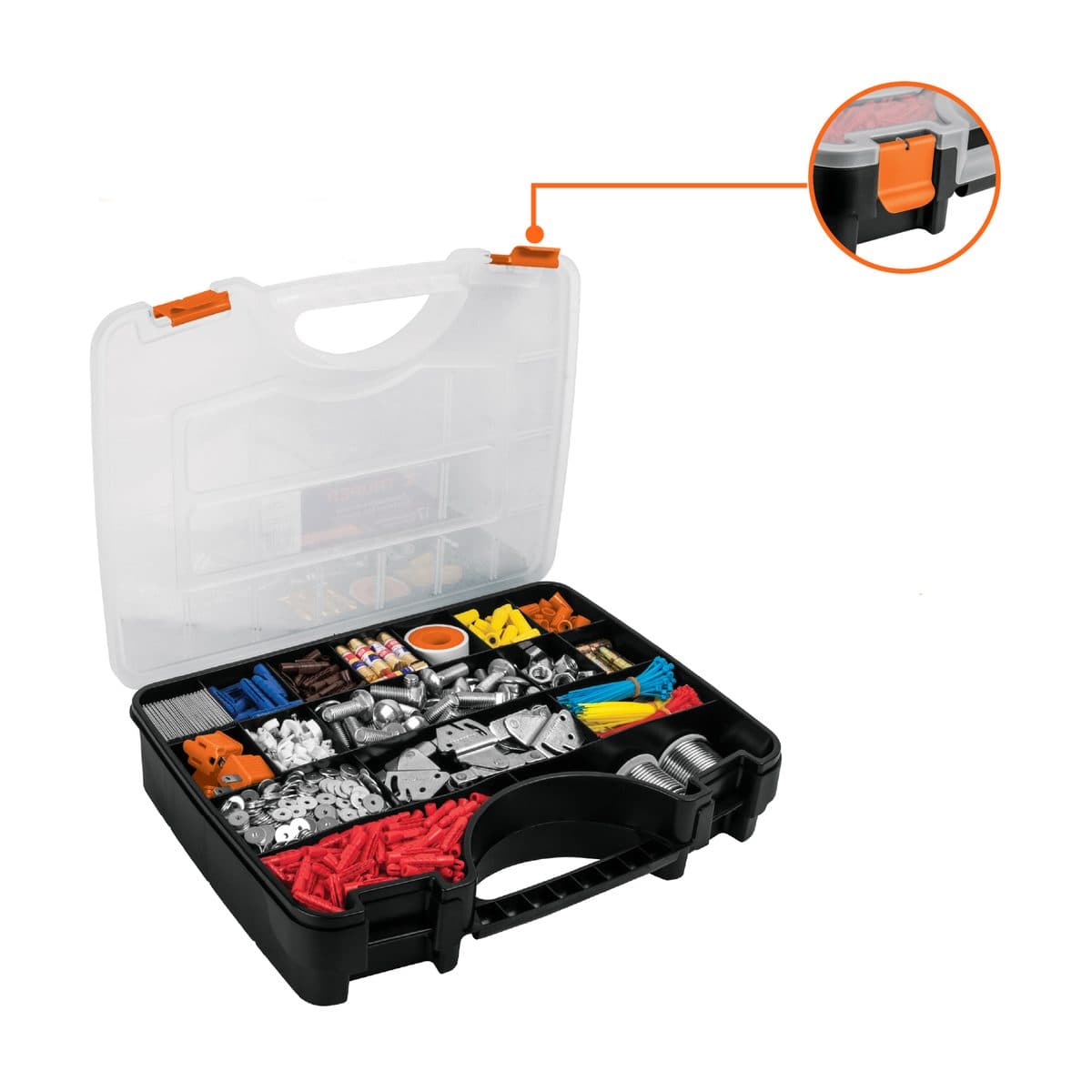 TRUPER ถาดใส่อุปกรณ์ช่าง 17X3X12 นิ้ว รุ่น ORG-17X  กล่องถาดและตัวล็อคทำจากโพลีโพรพีลีนกันกระแทกสูง (ทรูเปอร์)