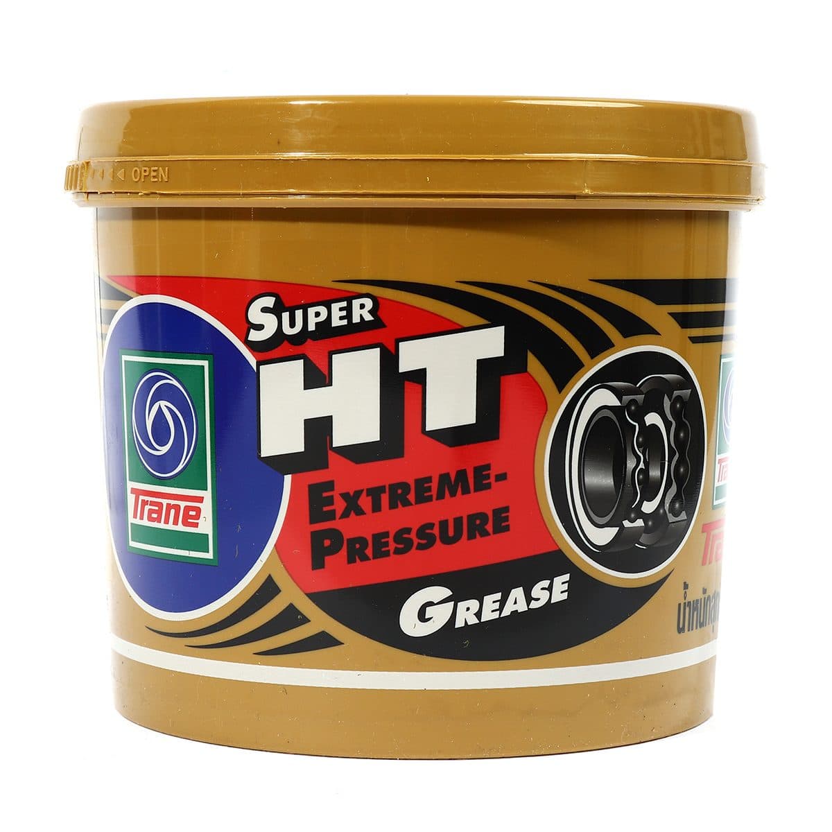 TRANE จาระบี สีเหลืองใส ขนาด 1 กก. รุ่น Super HT เหมาะสำหรับงานหนัก และ เครื่องจักรกล ทนความร้อนสูง (เทรน)