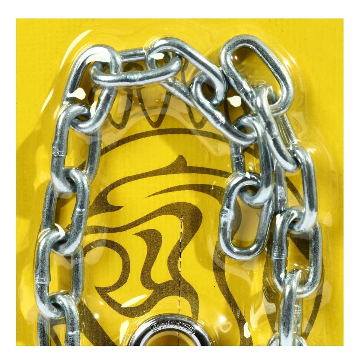 TIGER KING ชุดแม่กุญแจอย่างดี ขนาด 32 มม. พร้อมโซ่เหล็ก ยาว 50 ซม. สีทอง แม่กุญแจเข็งแรง ทนทาน ใช้สำหรับล็อค รักษาความปลอดภัย (ไทเกอร์ คิง)