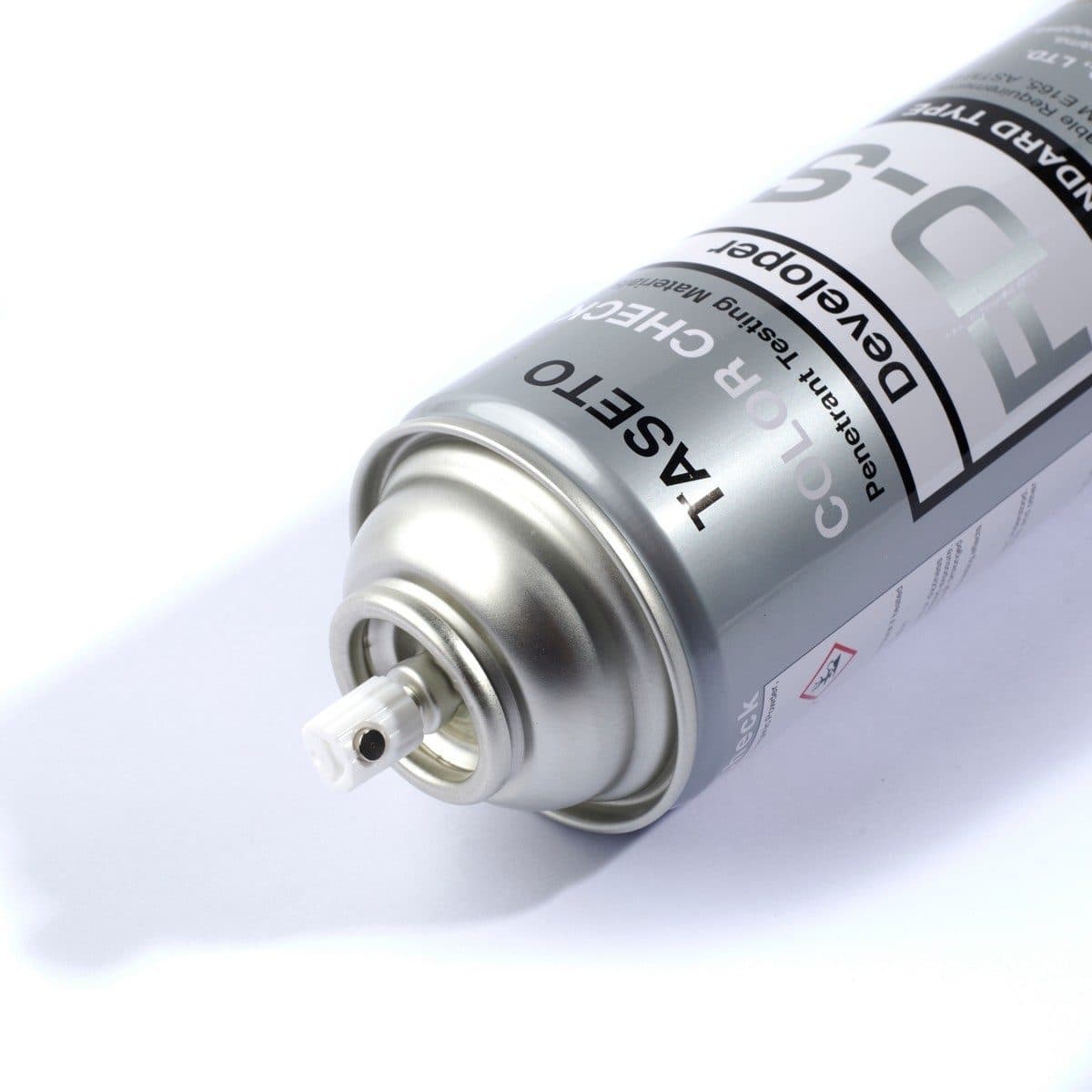 TASETO สเปรย์ตรวจสอบรอยเชื่อม ขนาด 420 มล. กระป๋องสีขาว สำหรับเร่งปฏิกริยาเพื่อตรวจสอบรอยแตกร้าว รอยตามดบนแนวเชื่อม (ทาเซโตะ)