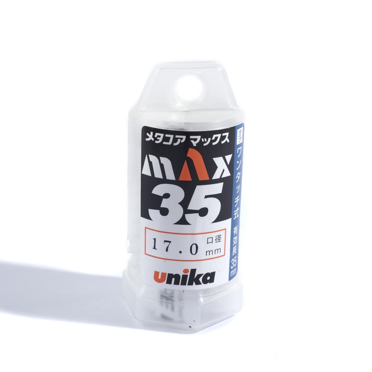 UNIKA (ยูนิก้า) ดอกเจาะเหล็กคัตเตอร์ ขนาด 17x35 มม. รุ่น META-CORE MAX (JET BROACH) เจาะลึกได้สูงสุด 35 มม.