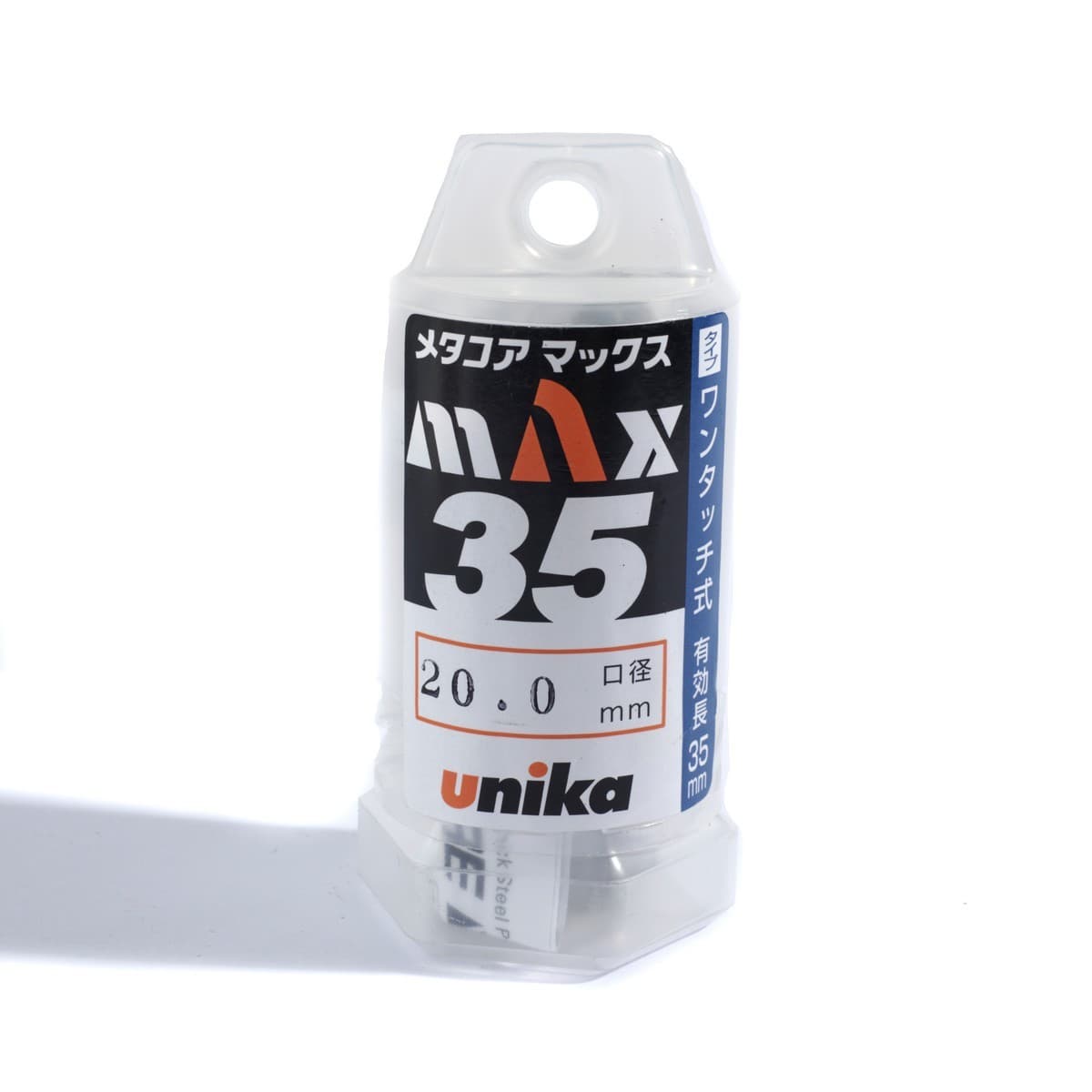 UNIKA (ยูนิก้า) ดอกเจาะเหล็กคัตเตอร์ ขนาด 20x35 มม. รุ่น META-CORE MAX (JET BROACH) เจาะลึกได้สูงสุด 35 มม.