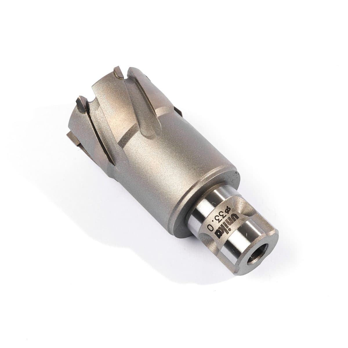 UNIKA (ยูนิก้า) ดอกเจาะเหล็กคัตเตอร์ ขนาด 33x35 มม. รุ่น META-CORE MAX (JET BROACH) เจาะลึกได้สูงสุด 35 มม.