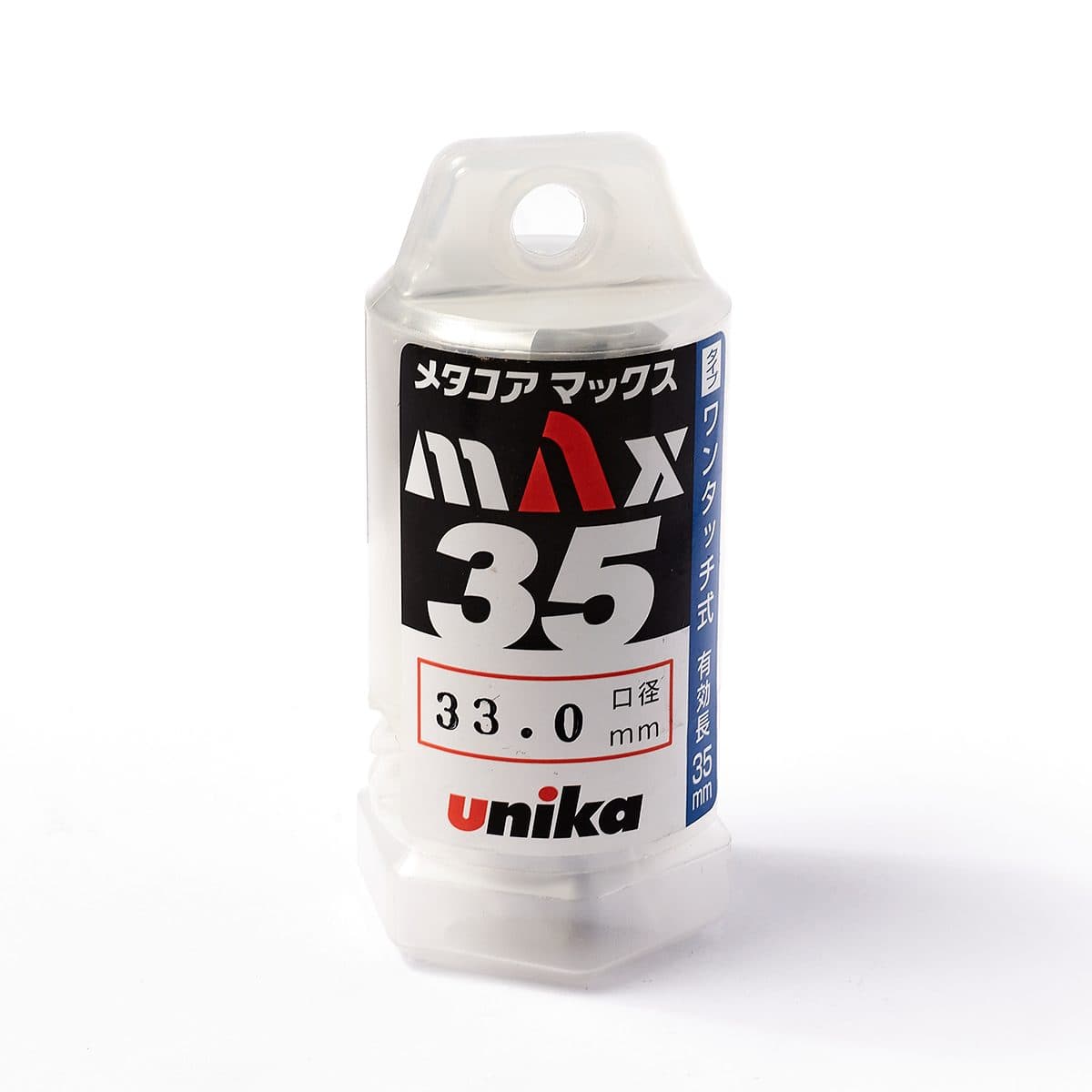 UNIKA (ยูนิก้า) ดอกเจาะเหล็กคัตเตอร์ ขนาด 35x35 มม. รุ่น META-CORE MAX (JET BROACH) เจาะลึกได้สูงสุด 35 มม.