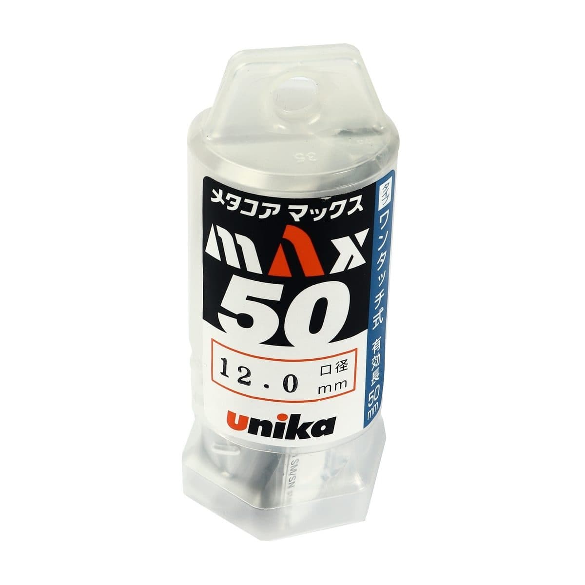 UNIKA (ยูนิก้า) ดอกเจาะเหล็กคัตเตอร์ ขนาด 12x50 มม. รุ่น META-CORE MAX (JET BROACH) เจาะลึกได้สูงสุด 50 มม.