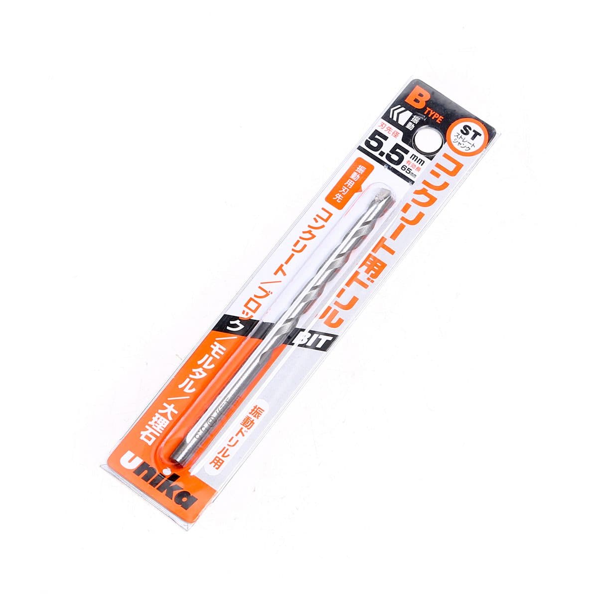 B 5.5X100 (65MM) ดอกเจาะคอนกรีตก้านกลม