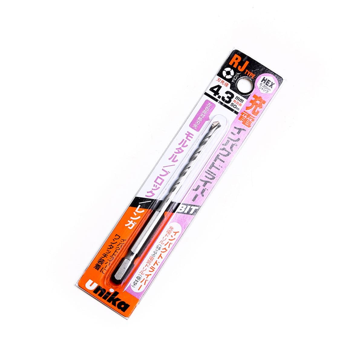 RJ 4.3X95 ดอกเจาะคอนกรีต ก้านHEX-IMPACT