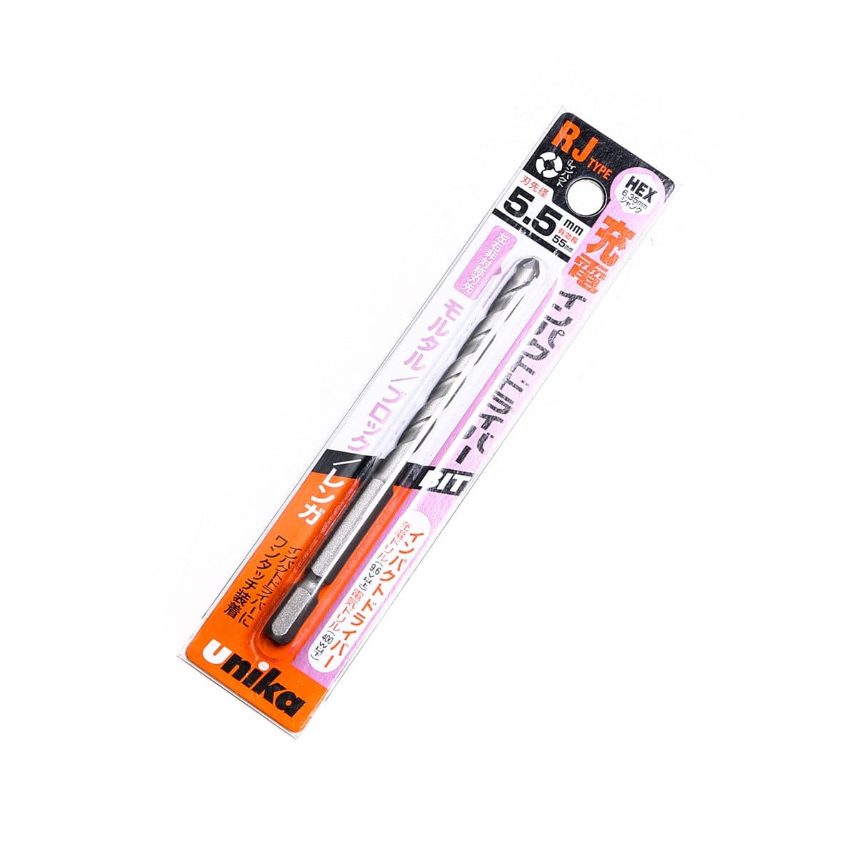 RJ 5.5X100 ดอกเจาะคอนกรีต ก้านHEX-IMPACT