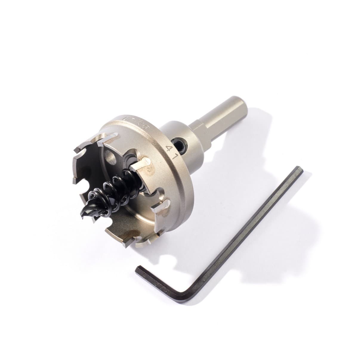 UNIKA T.C.T Hole Saw Size 41 MM. Model MCS, Drilling For Steel, Stainless Steel, Aluminum, PVC, Less Burrs.