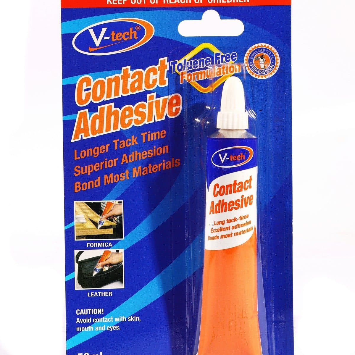 VT-120 กาวติดวัสดุ/รองเท้า (สีเหลือง)