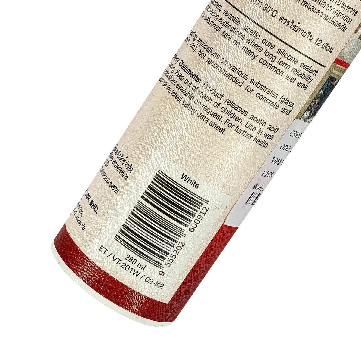 VT-201W ซิลิโคน สีขาว(แบบแห้งเร็ว)
