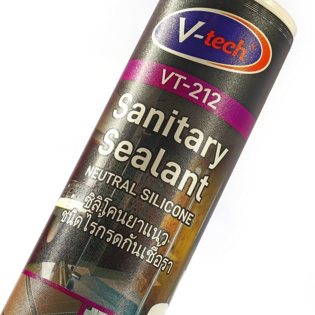 VT-212W ซิลิโคนสีขาว(กันเชื้อรา)ไม่มีกรด