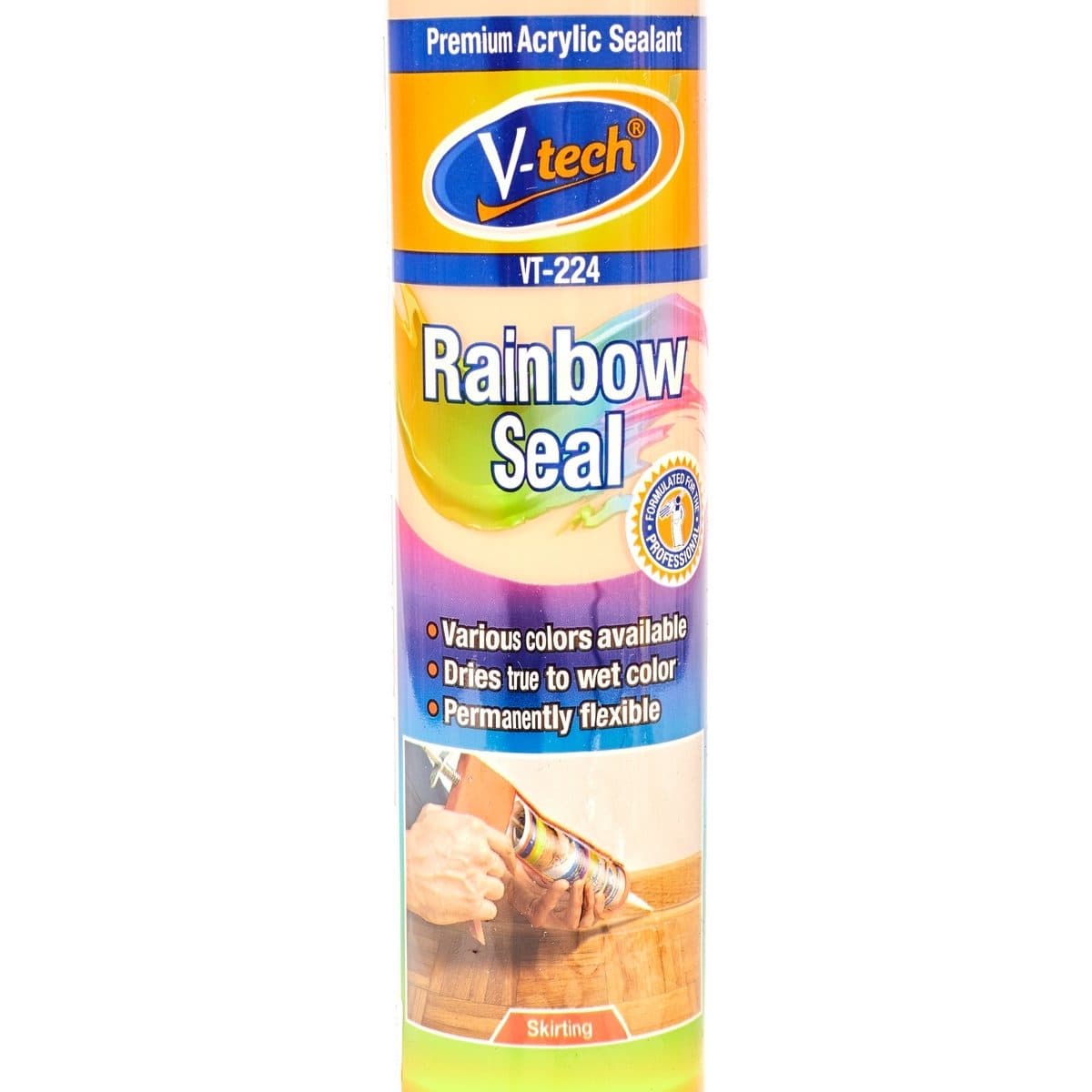 VT-224TE อะคิลิคยาแนวยืดหยุ่นสูง(ไม้สัก)