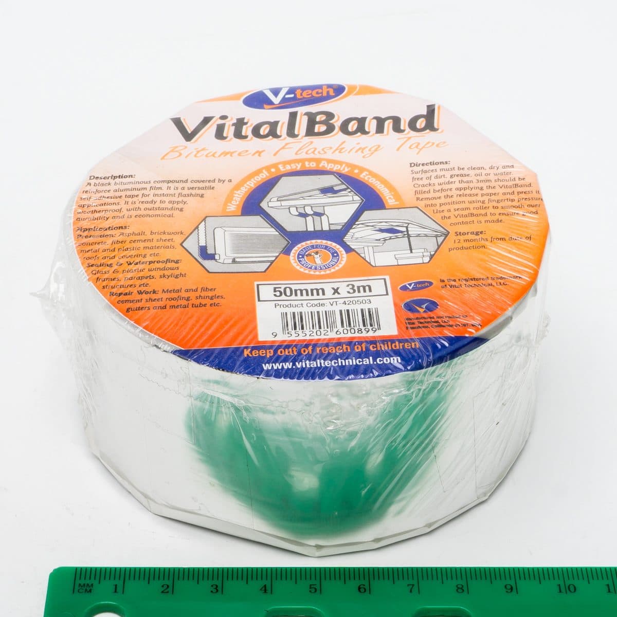 VT-420503 เทปบิทูเมนกันรั่วซึม50มิลX3 ม.