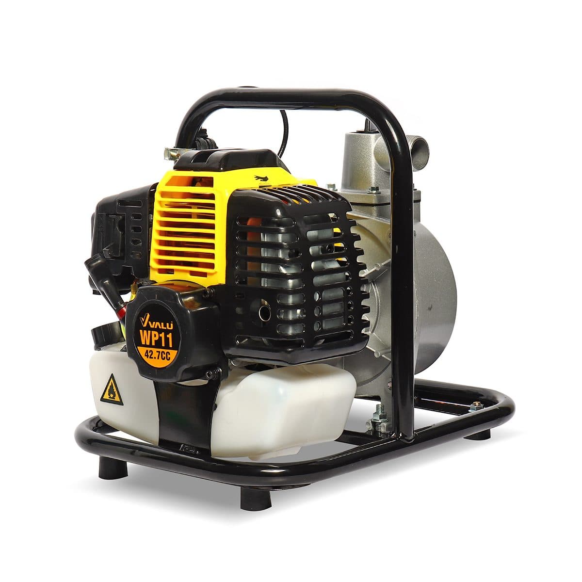 ปั๊มน้ำเครื่องยนต์เบนซิน ยี่ห้อแวลู ขนาดท่อส่ง1" ความจุกระบอกสูบ 42.7cc ส่งสูง :25 M ดูดลึกสุด :8 M น้ำหนัก : 9 KG