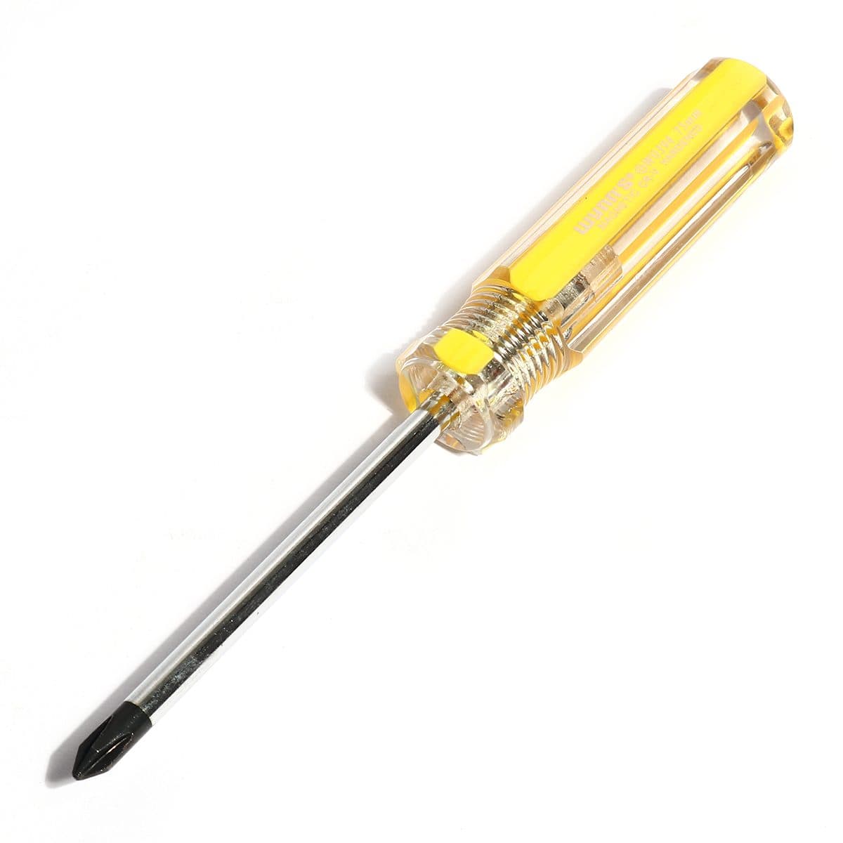 ไขควงแกน 5X75MM 3" ปากแฉก ด้ามทูโทน (+)